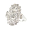 Vintage Allure: 1950 s Art Deco Diamond Ring